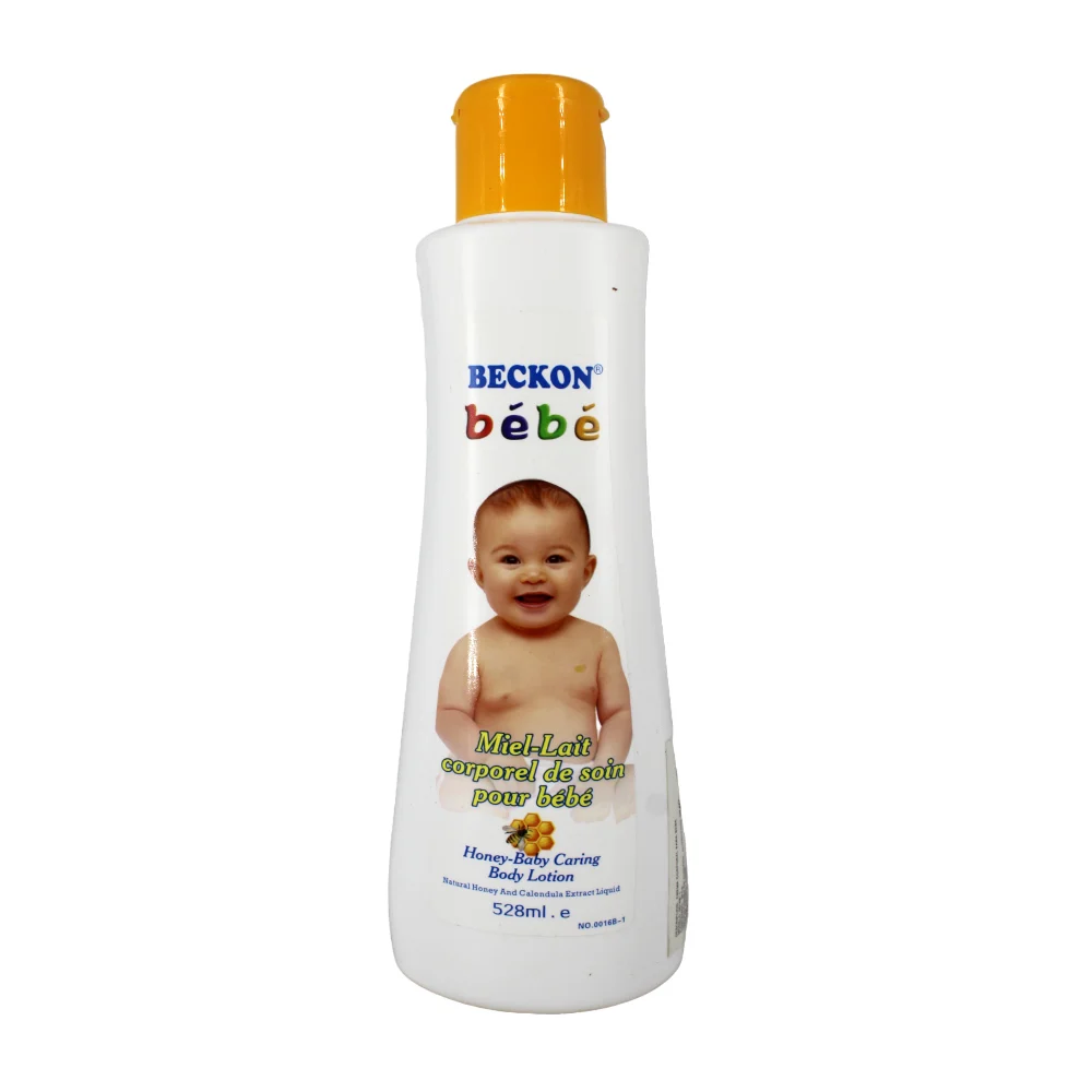 Loción corporal para bebé con extracto de miel y caléndula, 528ml / beckon bebé