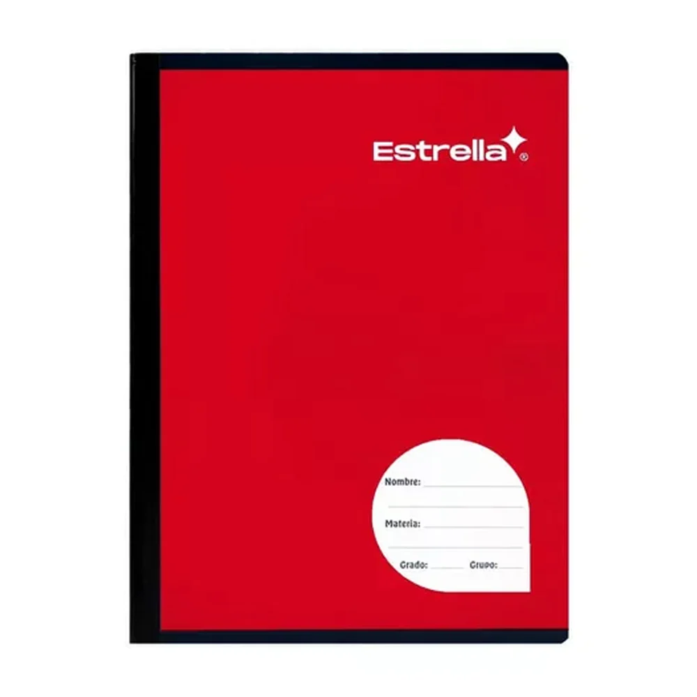 Cuaderno profesional estrella cosido con 100 hojas papel bond de cuadro pequeño 5mm, variedad de colores / 004801 / 0542
