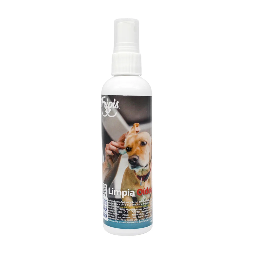 Limpiador de oídos en spray para orejas de perro, 125ml / 007349