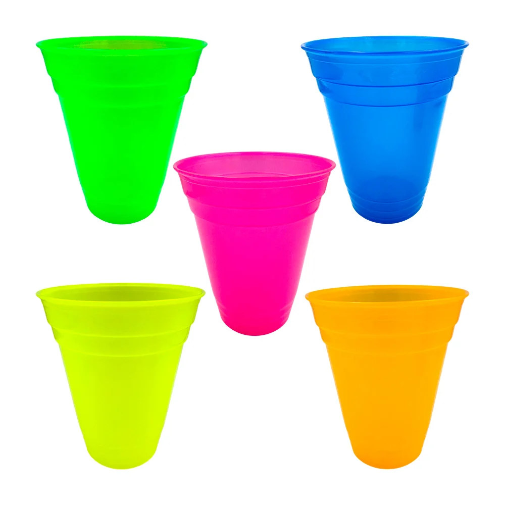 Vaso de plástico translúcido - transpa...