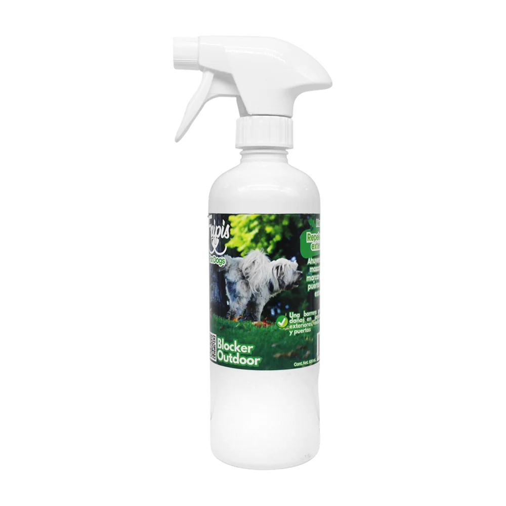 Repelente ahuyentador de perro en spray para exteriores con aroma de menta, 500ml / 012517