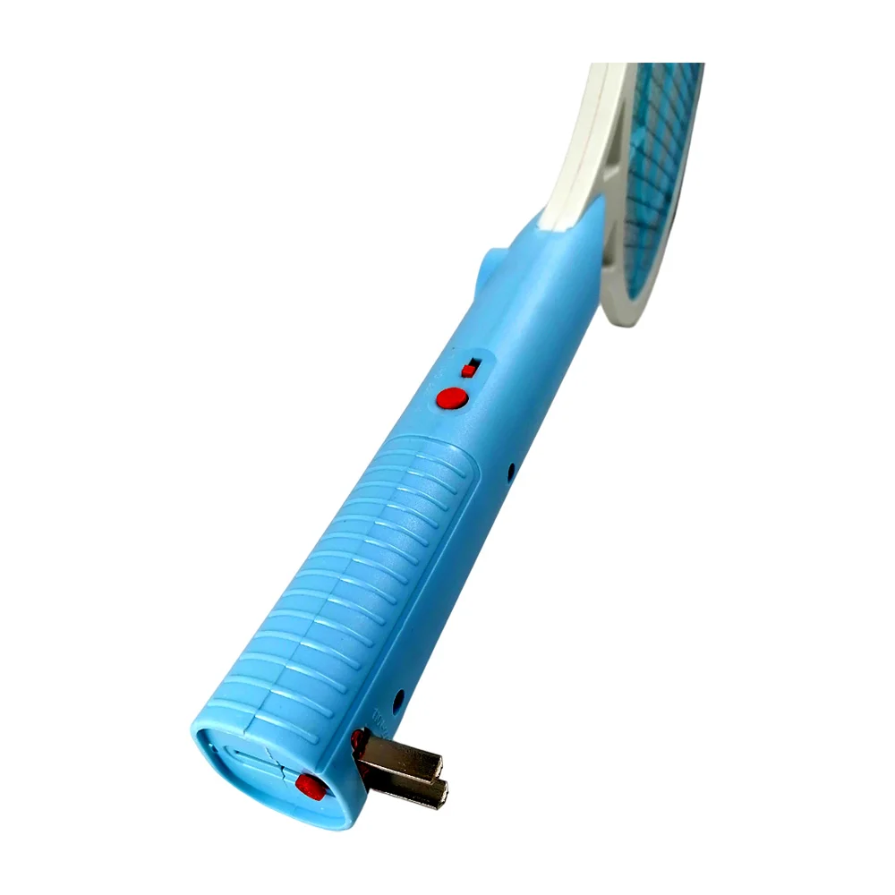 Raqueta eléctrica mata mosquitos recargable con lámpara led, variedad de colores / electronic mosquito bat / 02046