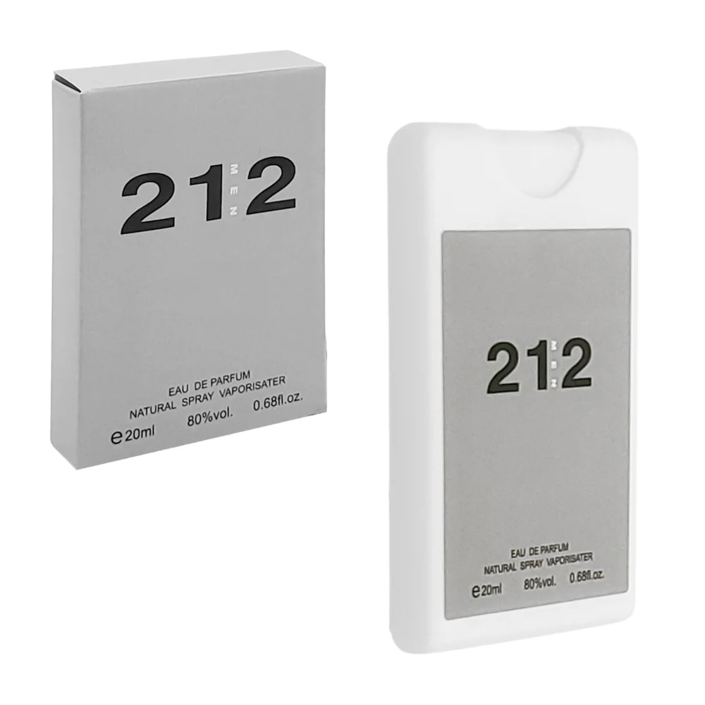 Perfume 212 men en spray para bolsillo y fragancia para hombre, 20ml / 169-46