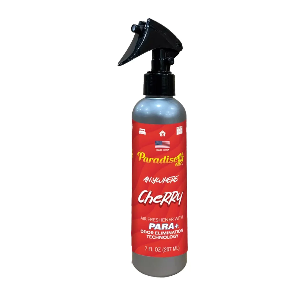 Aromatizante de ambiente y eliminador de malos olores con fragancia a cherry para cualquier lugar, 207ml / paradise air / 032888 / 133131