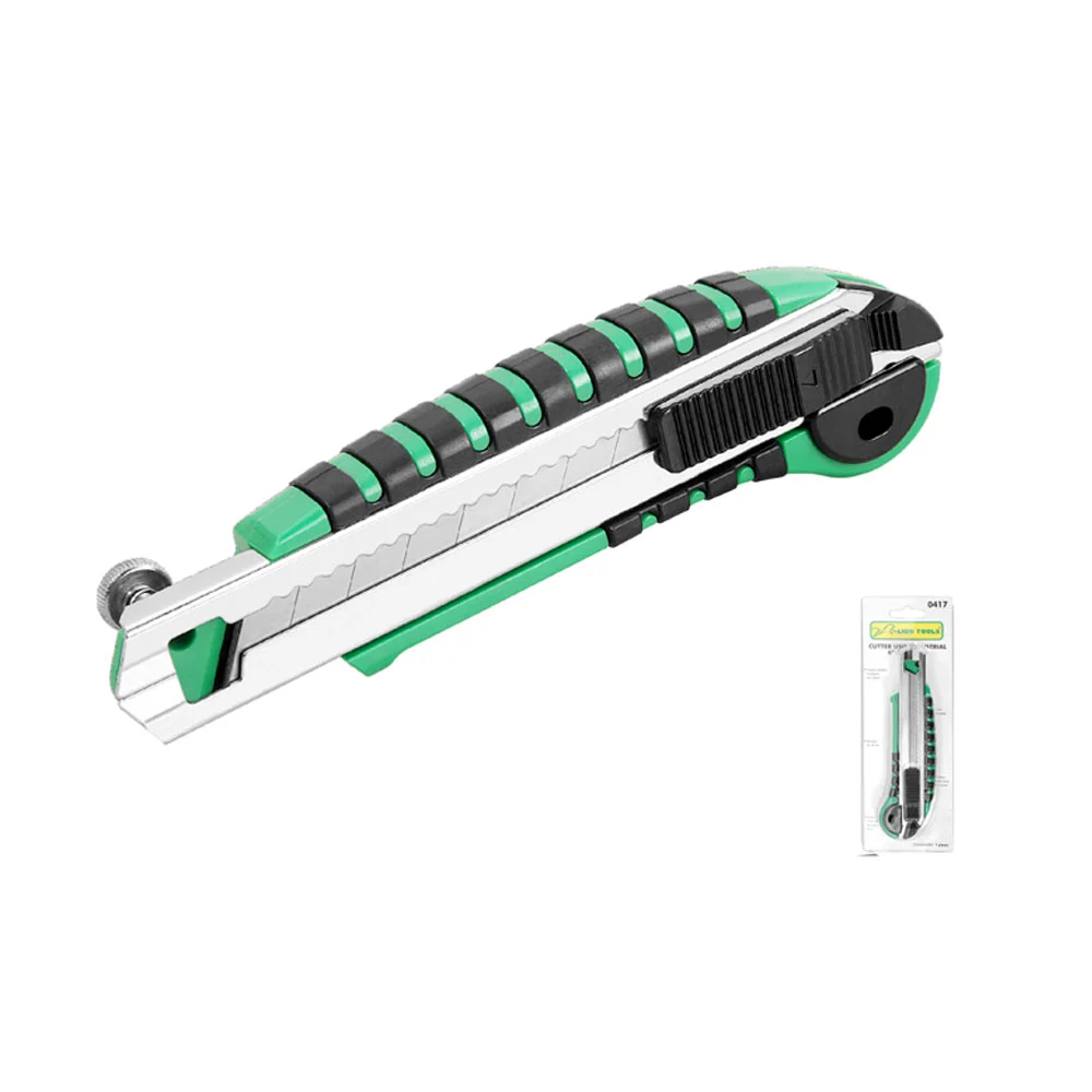 Cutter grande de uso industrial, 6 pulgadas y navajas de 18mm, variedad de colores / 0417