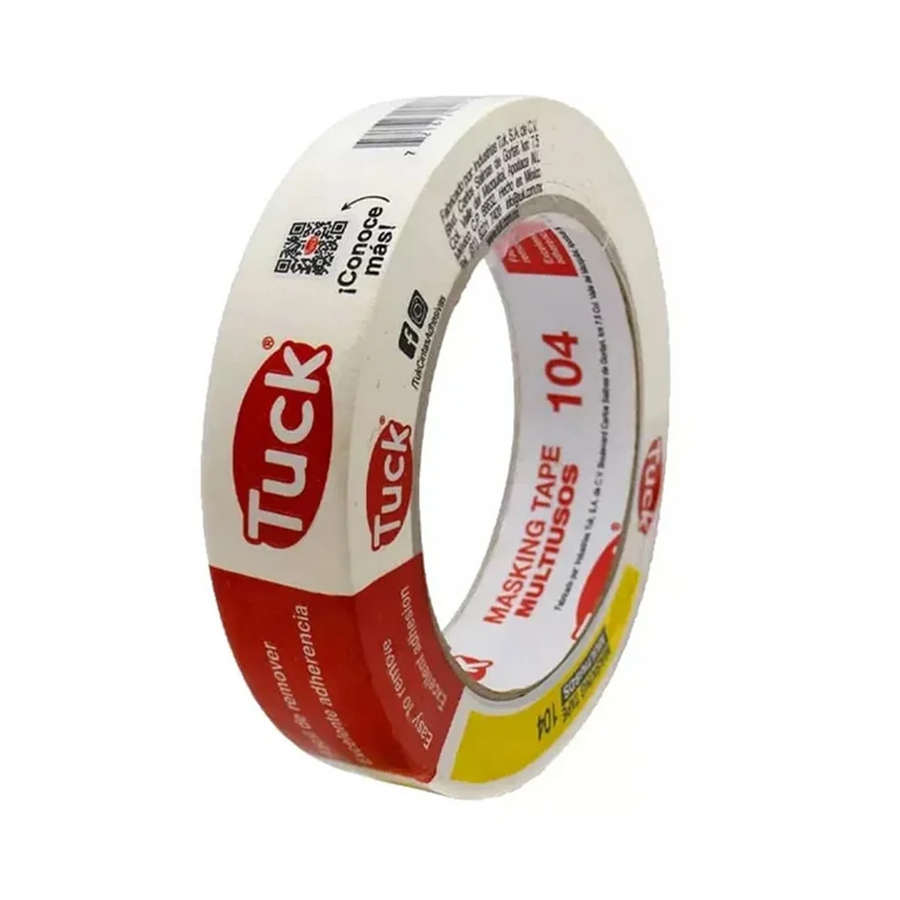 1pza Cinta adhesiva tuck masking tape multiusos con 50m y 3.6cm de ancho / 104 / 100402