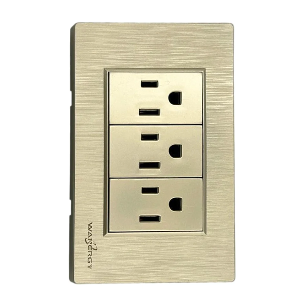 Placa wanergy de 3 contacto sencillos en...