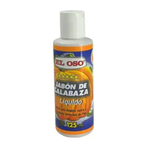 Jabón líquido con extracto de calabaza para limpiar artículos de piel…