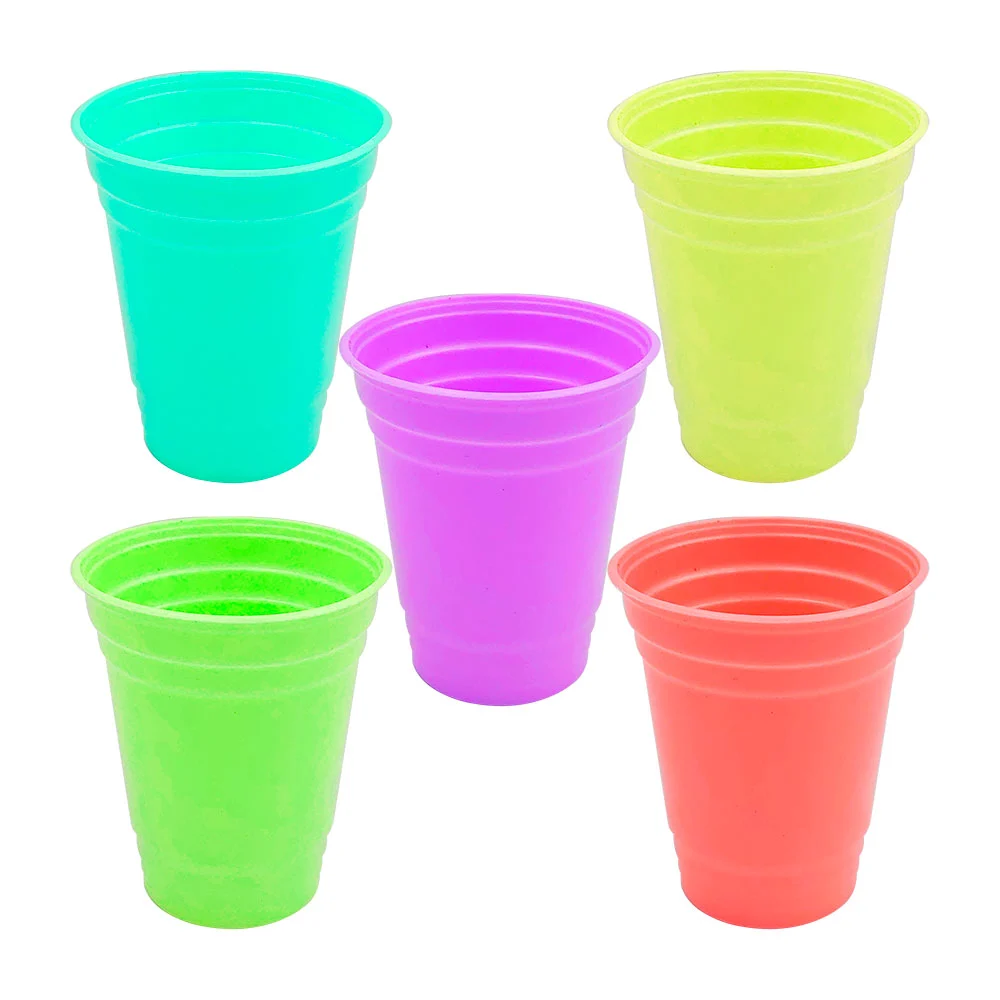 Vaso de plástico opaco chico con diseñ...