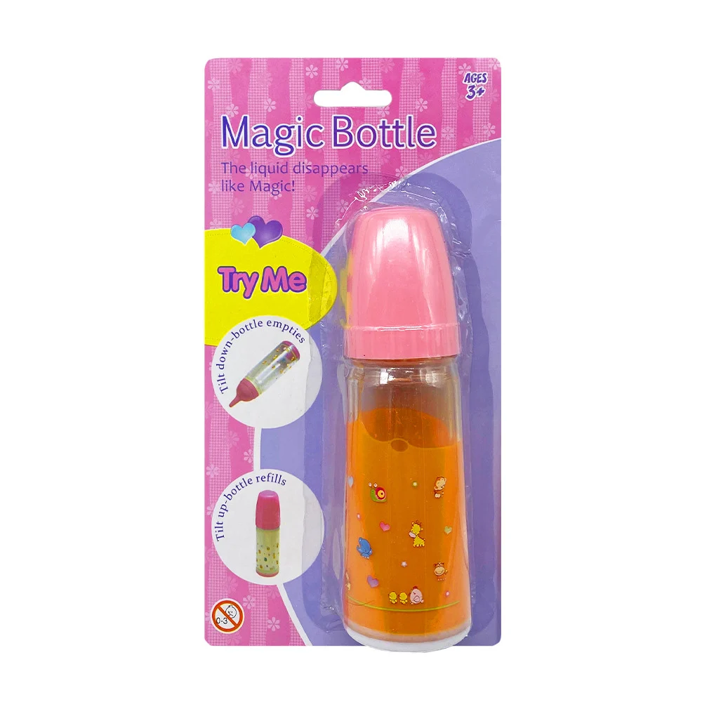 Biberón / mamila mágica de juguete para muñecas, variedad de colores / magic bottle / 10118