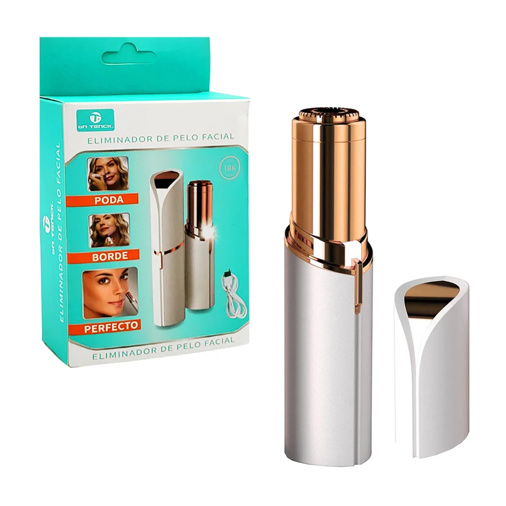 Rasuradora afeitadora para vello facial, bicolor e inalámbrica / 10406