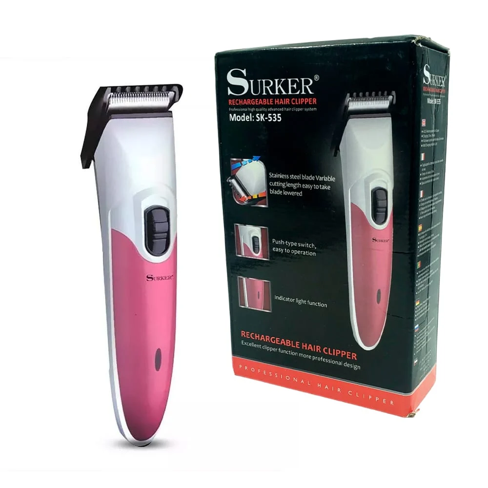 Máquina eléctrica recargable portátil con hoja de acero inoxidable para cortar cabello / sk-535