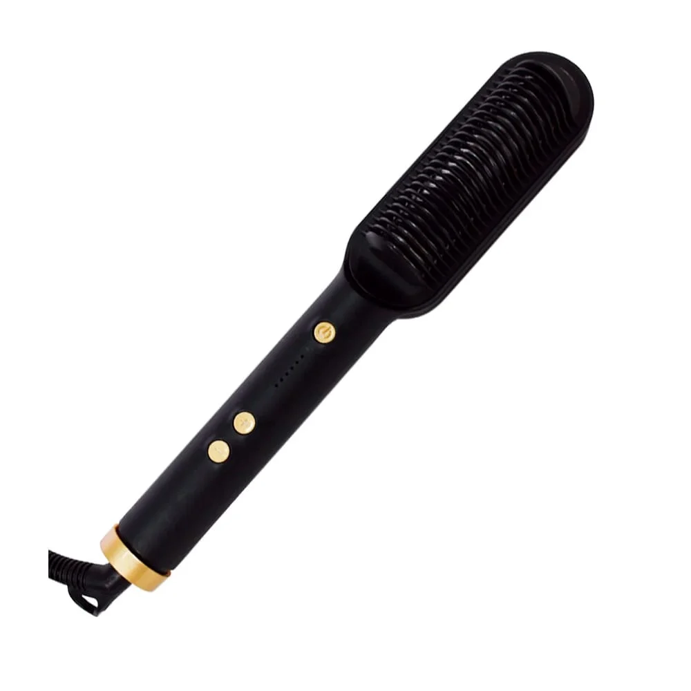 Cepillo térmico alisador eléctrico para cabello, variedad de colores / straight comb / 10474