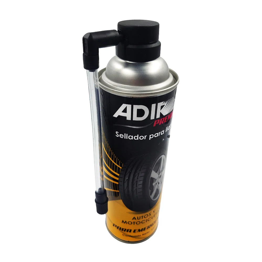 Sellador de emergencia para llantas de autos y motocicletas, 330ml / 1068 / adir premium