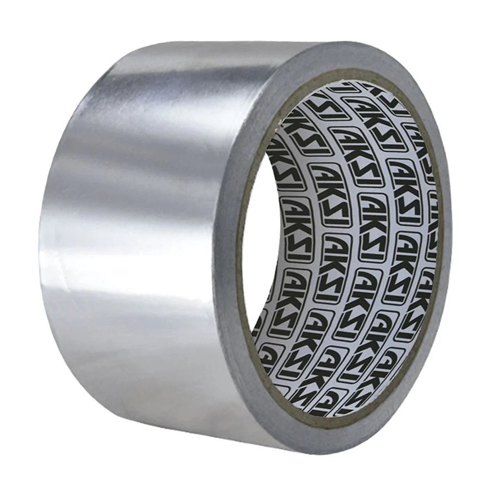Cinta adhesiva aksi de aluminio multiusos con 10 metros y 4.8cm de ancho / 109061