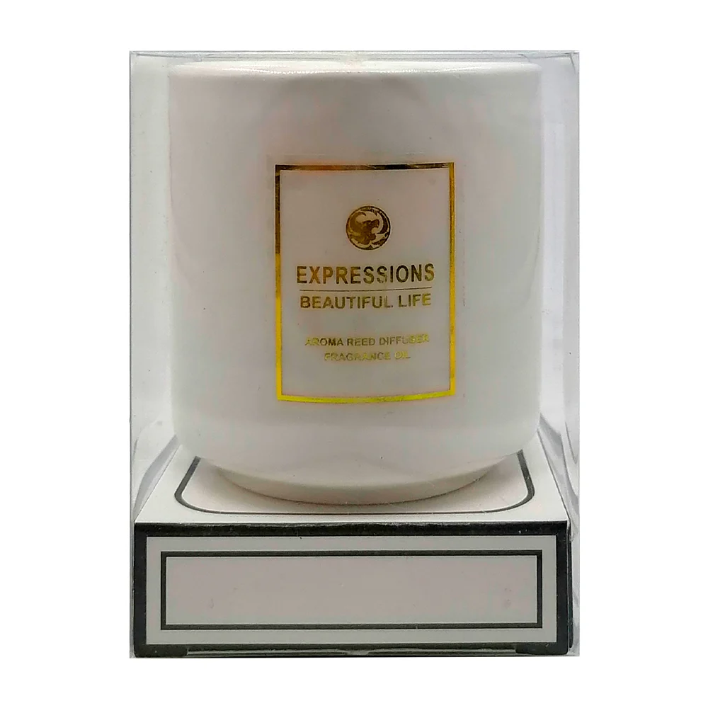1pza Vela de cera con aroma y veladora de cerámica, 7cm / scented candle / 11165 / 027149