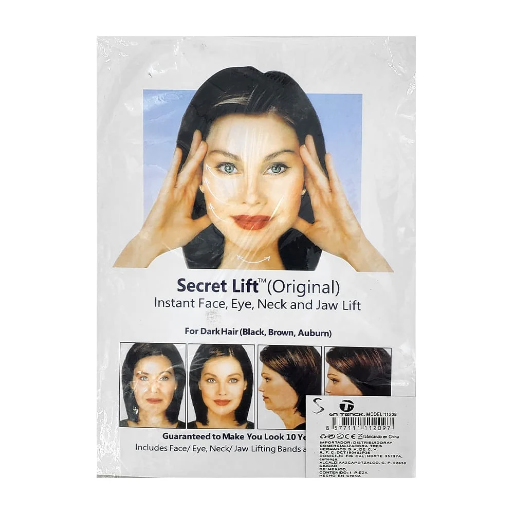 Kit para levantamiento facial con parches y resortes de diversos tamaños / secret lift original / gh4776