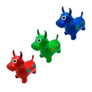 1pza Juguete inflable de caballo infantil, de plástico gomoso, varied…