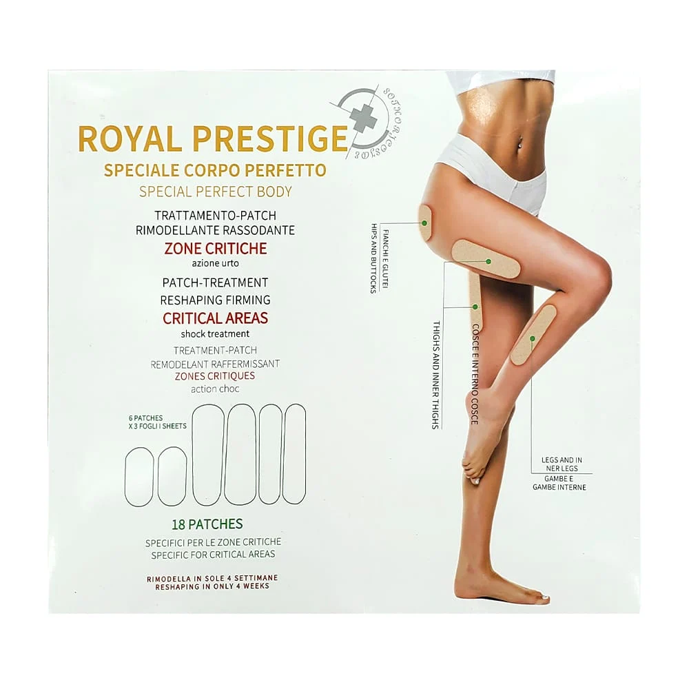 Paquete con 18 parches reafirmantes de diversos tamaños / royal prestige