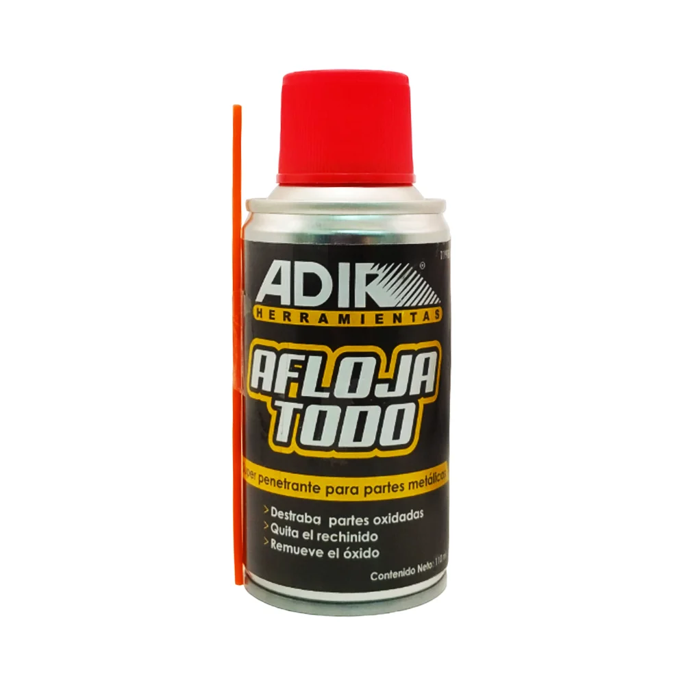 Aflojatodo super penetrante para partes metálicas, 110ml / adir herramientas