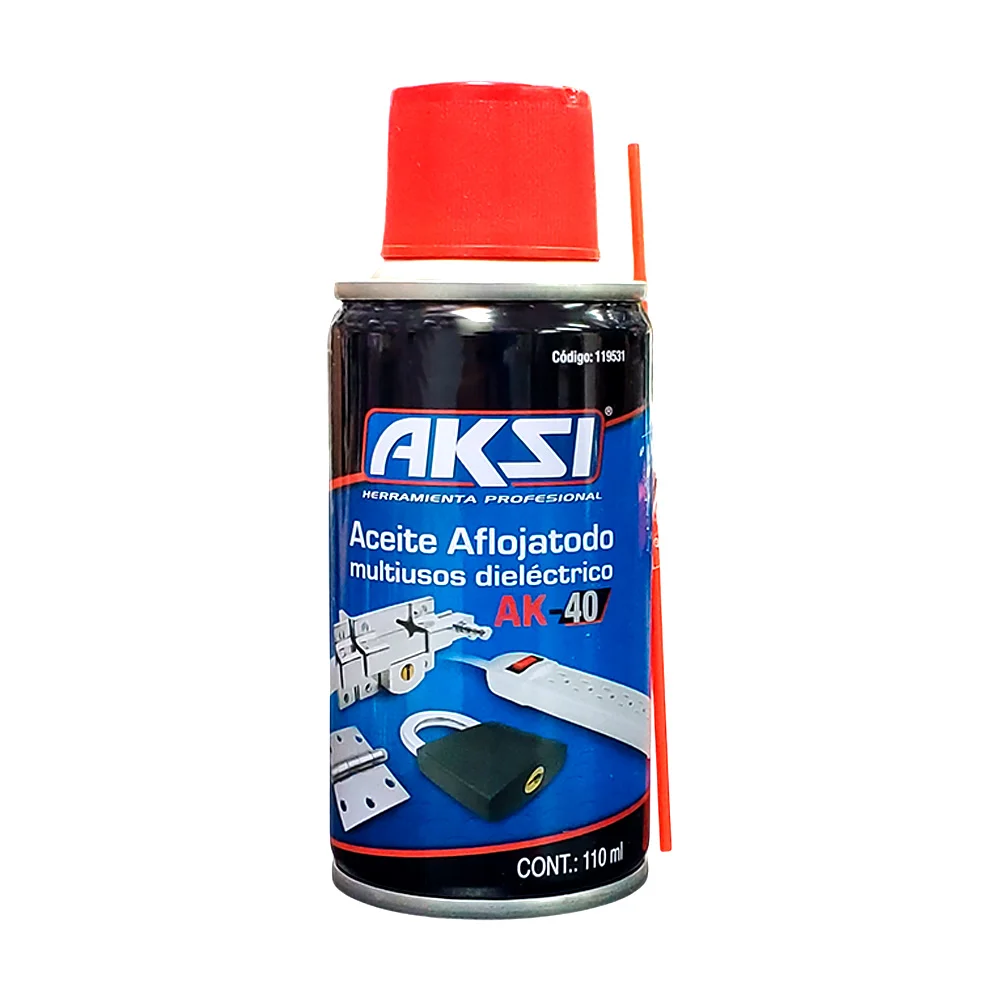 Aceite aflojatodo multiusos dieléctrico aksi de 110ml / ak-40 / 119531