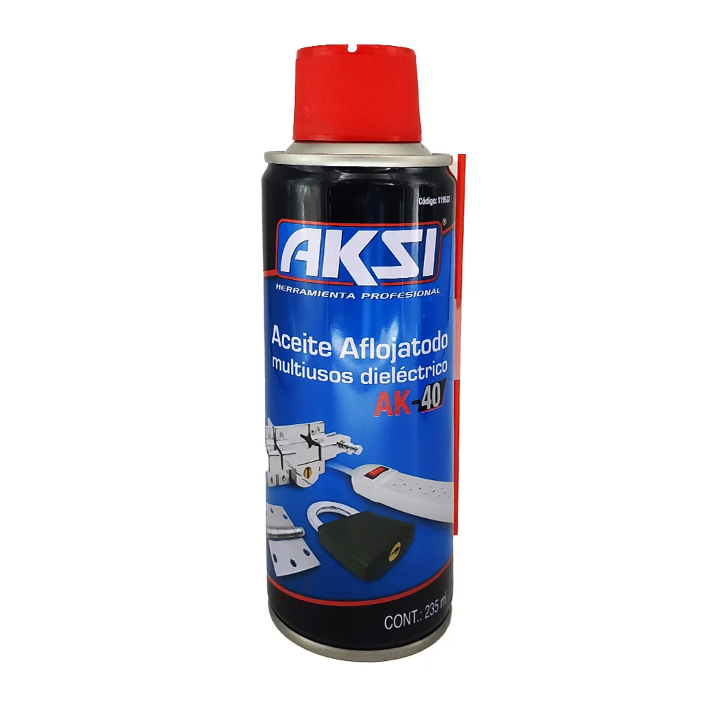 Aceite aflojatodo multiusos dieléctrico aksi de 235ml / ak-40 / 119532