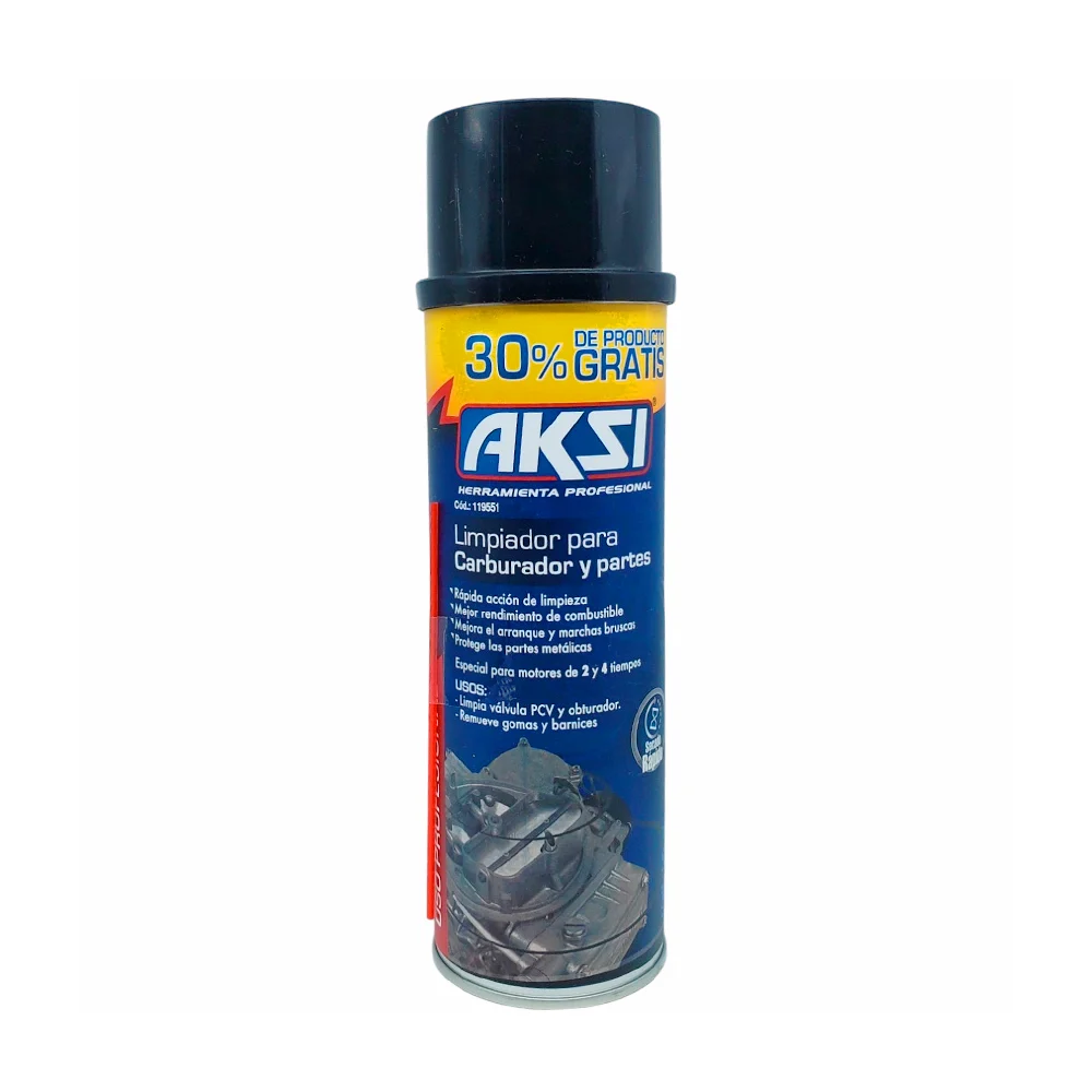Limpiador aksi de secado rápido para carburador y partes metálicas, 545ml / 119551