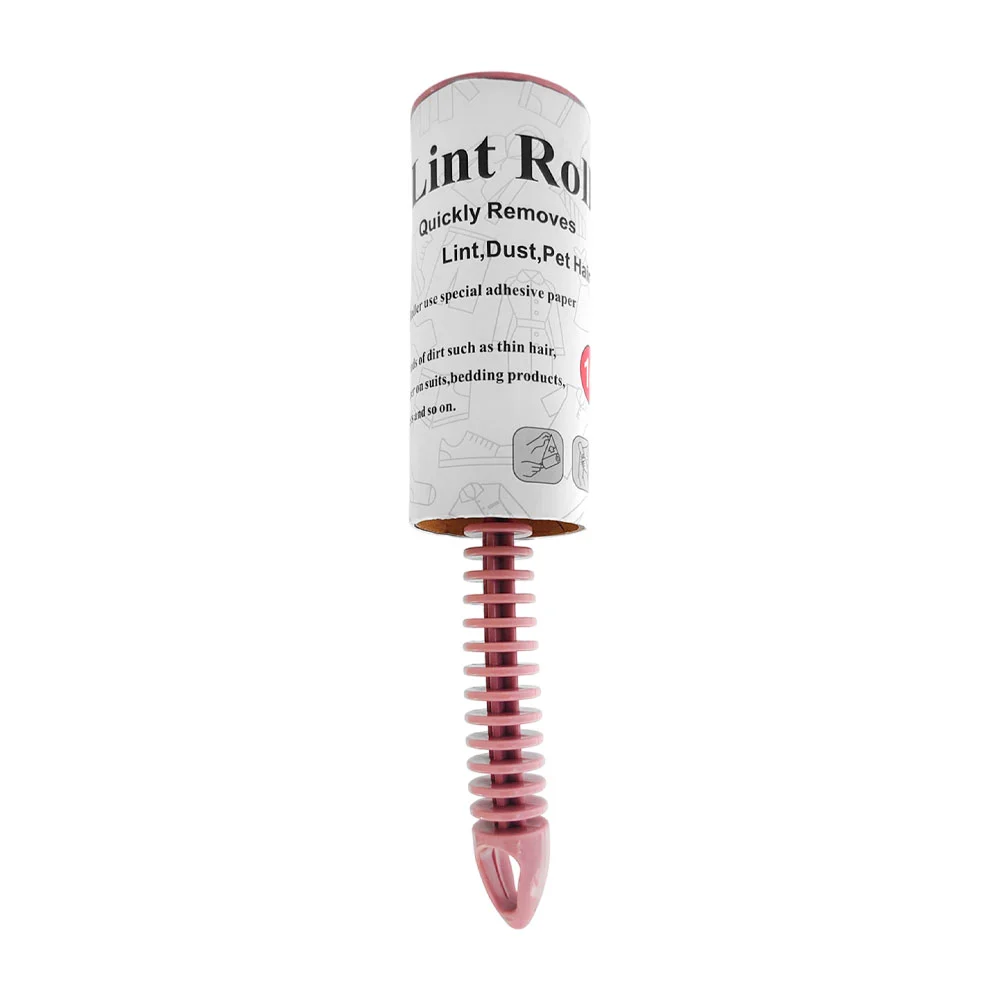 1pza rodillo adhesivo quita pelusa con rollo intercambiable y mango ergonómico, variedad de colores / lint roller 100mm / 120100