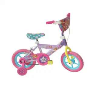 Bicicleta infantil metálica con diseño de paw patrol y dos rueditas /…