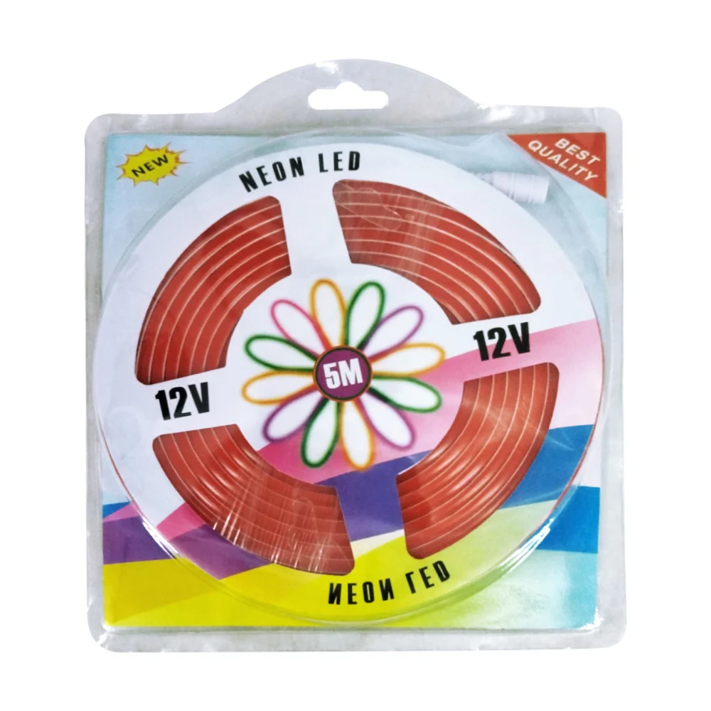Tira led neón color roja de 5mtrs-12v / 12292