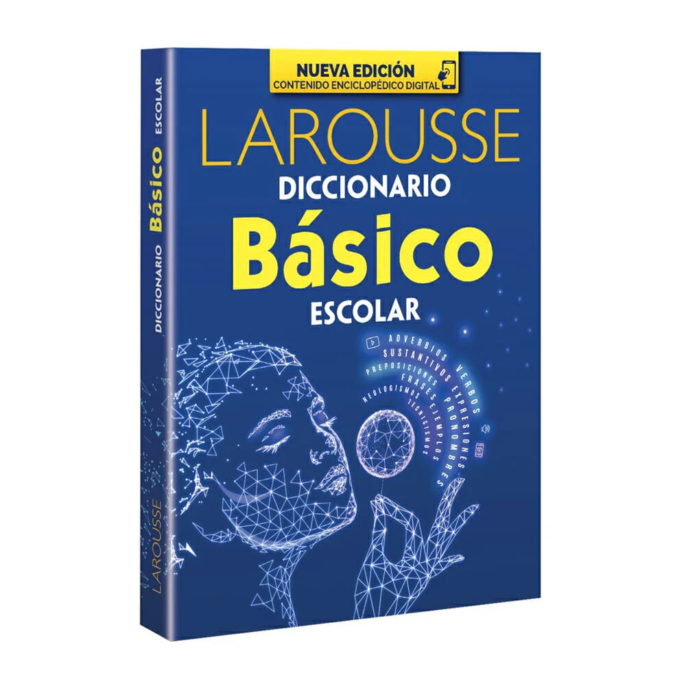 Diccionario larousse básico escolar color azul versión español / 123984 / 146002