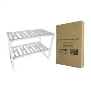 Estante organizador multifuncional para cocina 50x70cm, variedad de c…