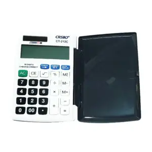 Calculadora digital de bolsillo escolar crsiio con 12 dígitos, panel …
