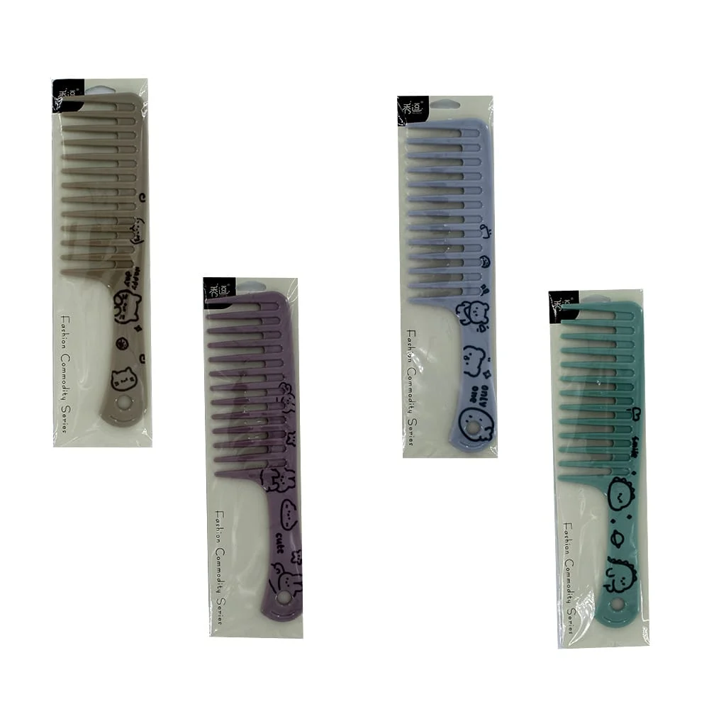 Peine xiudou de dientes anchos con estampado de animales cute, variedad de modelos / 12609136