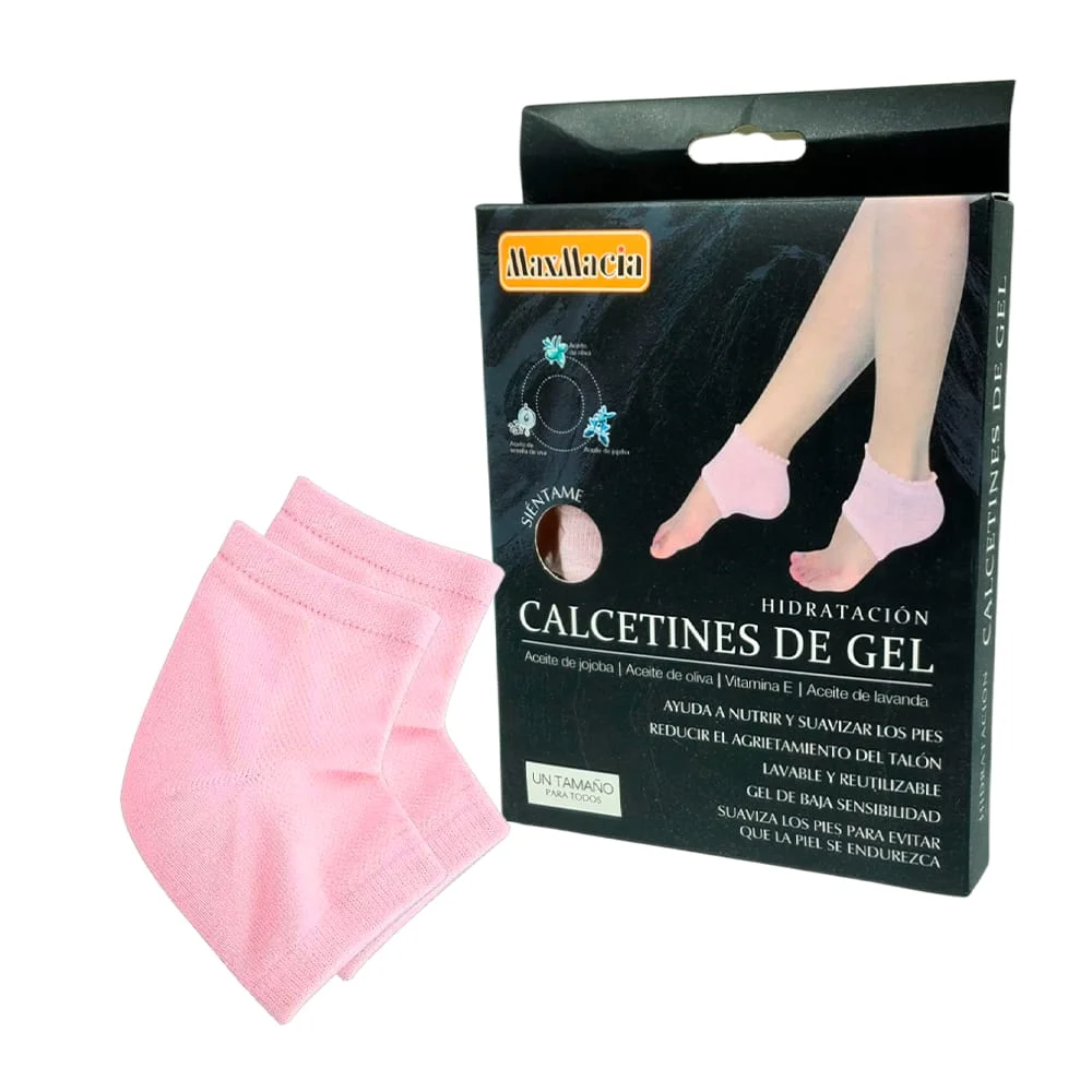 Calcetines de gel hidratantes maxmacia para pies agrietados, variedad de colores / 127089