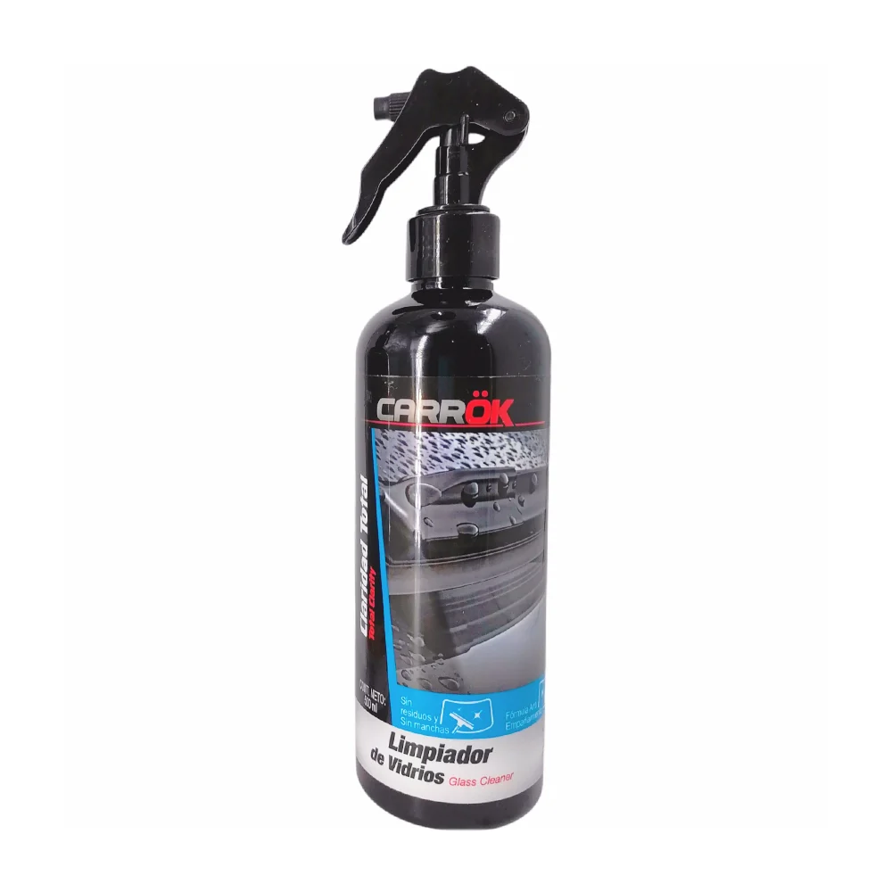 Limpiador carrok de vidrios con atomizador para claridad total en automóviles, 500ml / 127441