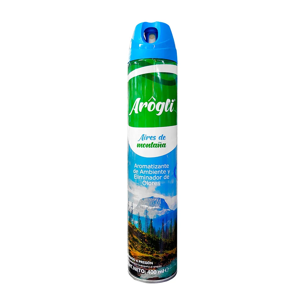 Aromatizante de ambiente y eliminador de malos olores con fragancia de aires de montaña, 400ml / arogli / 127504