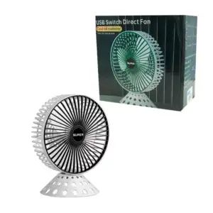 Mini ventilador redondo con soporte para escritorio, variedad de colo…