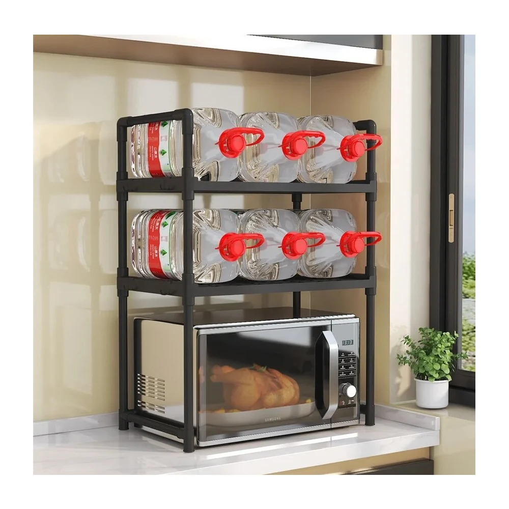 Organizador multifuncional de 3 niveles para cocina, variedad de colores / kitchen multifunctional storage rack