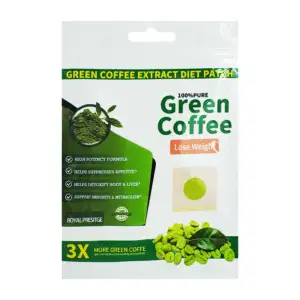 Paquete de 10 parches dietéticos con extracto de café verde / royal p…