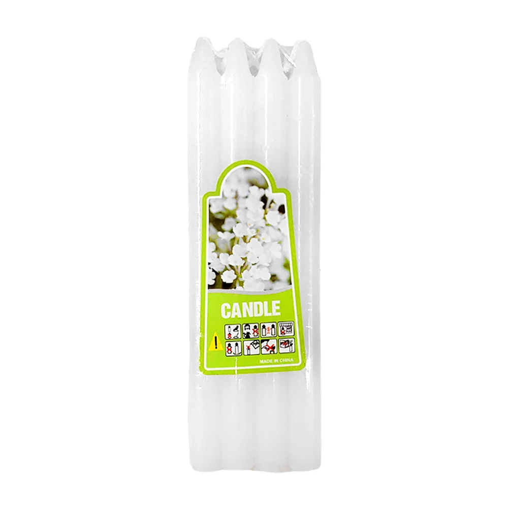Paquete con 8 velas largas con aroma, 14.5cm, variedad de aromas / candle / 13142