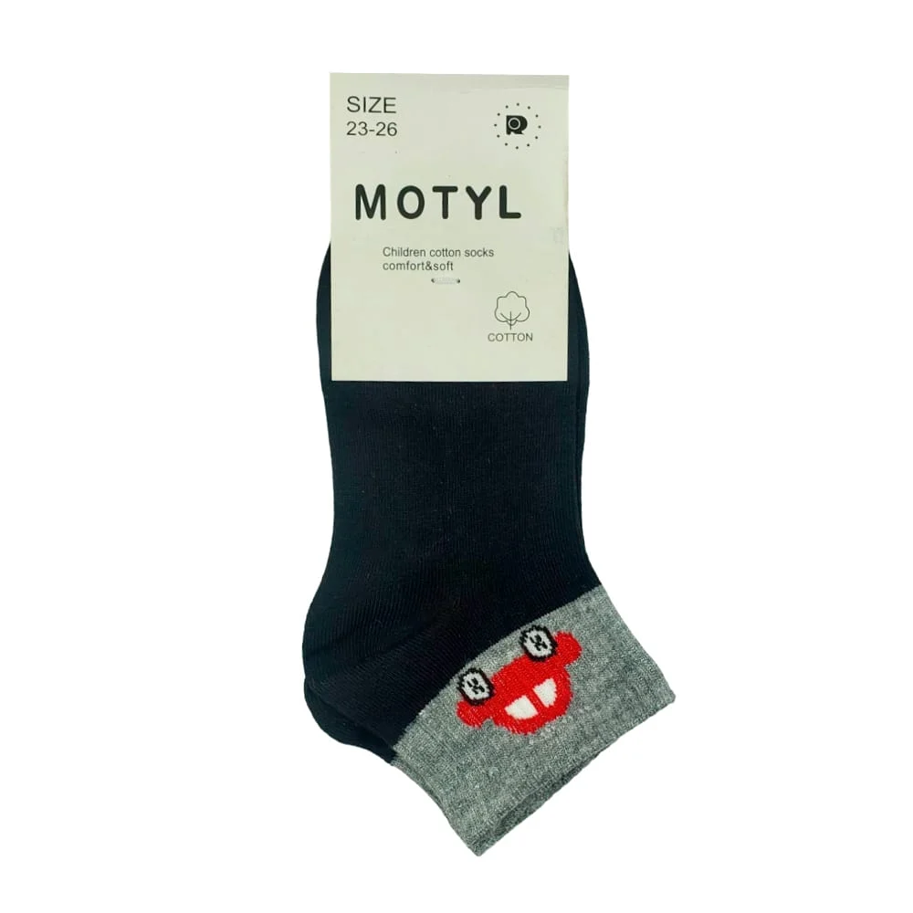 Par calcetines tin infantil de poliéster con diseño, variedad de modelos y tallas / motyl