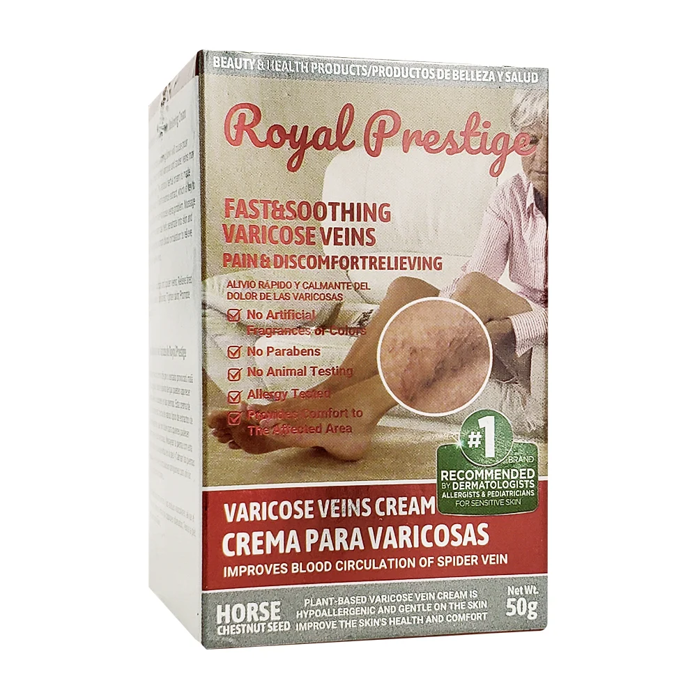 Crema semilla de castaño de indias para aliviar el dolor de las varices 50g / royal prestige / 81129