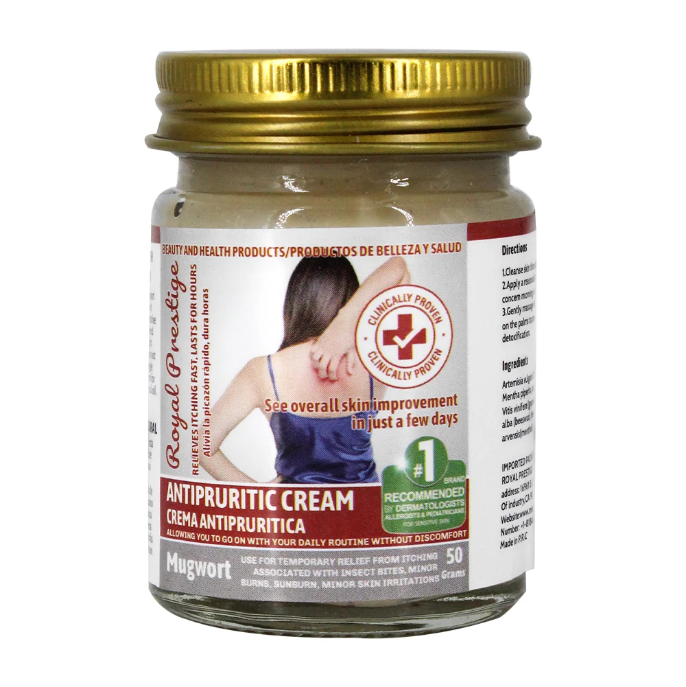 Crema con extracto de artemisa para aliviar la picazón en la piel 50g / royal prestige
