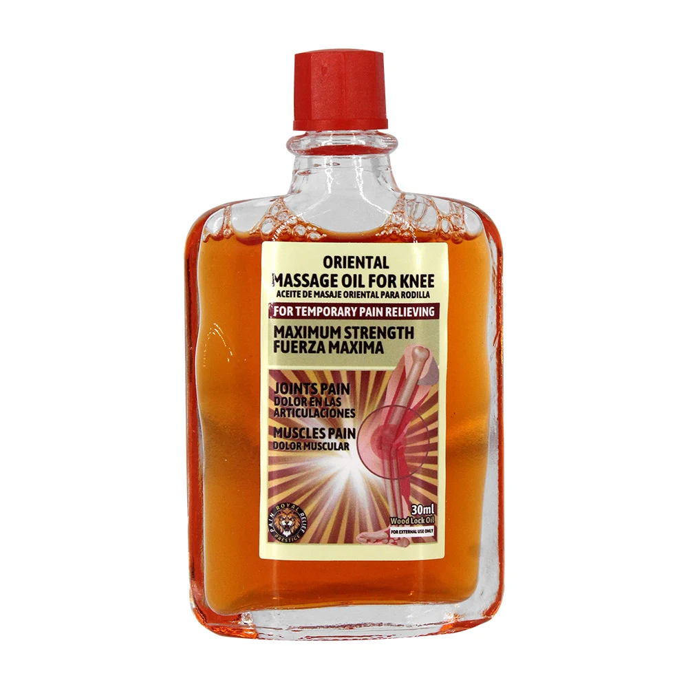1pza Aceite esencial con extracto de madera para aliviar el dolor en las articulaciones 30ml / oriental massage oil for knee / 81138 / 81139