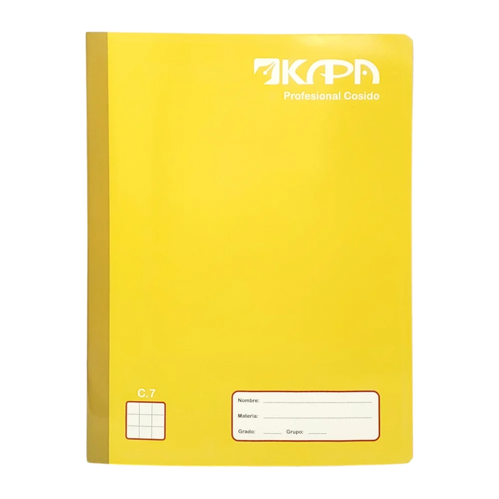 Cuaderno profesional cosido kapa con 100 hojas de cuadro grande / 140504