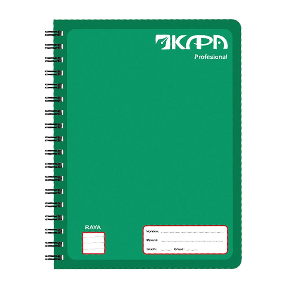Cuaderno kapa profesional con doble espi...