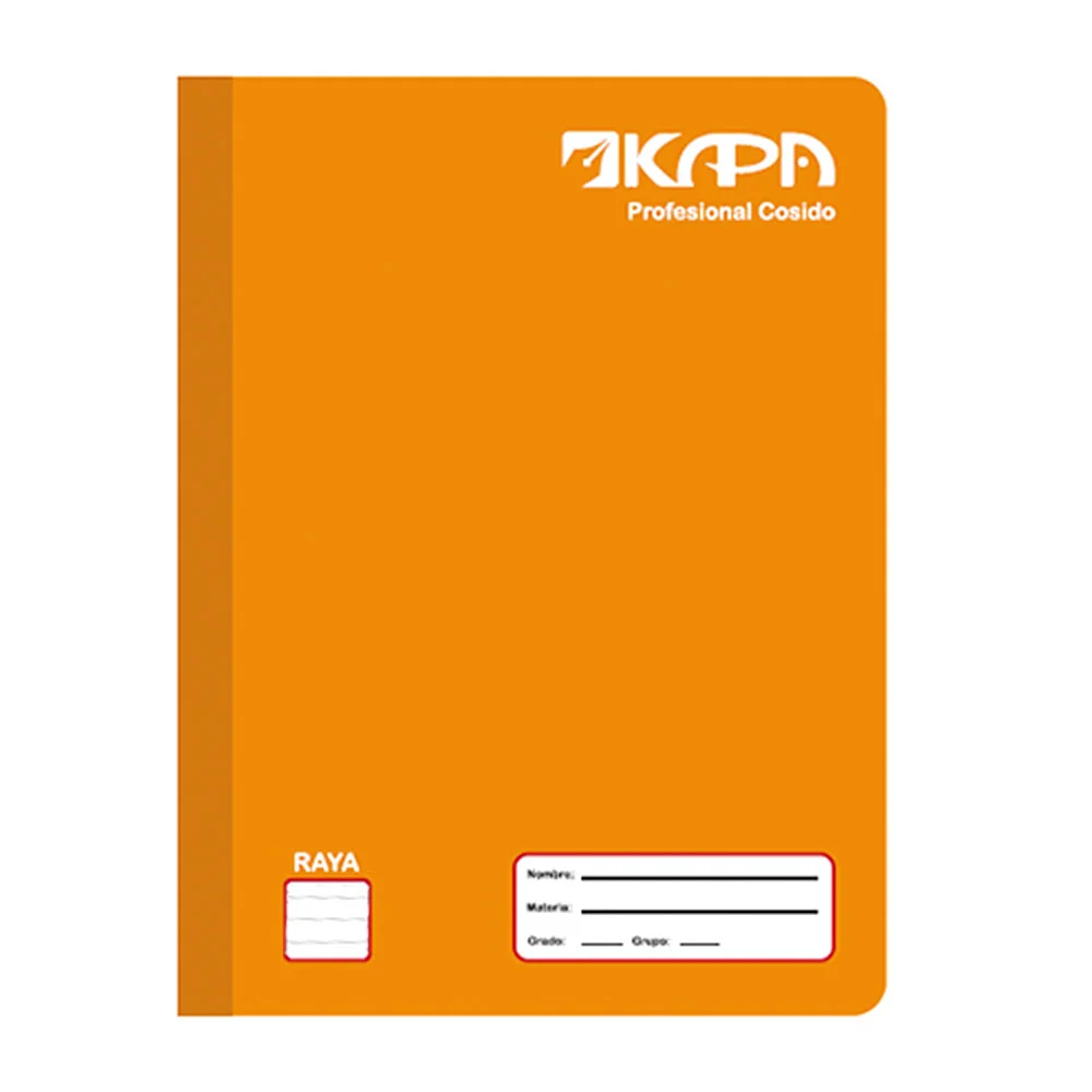 Cuaderno profesional cosido kapa, 100 ho...