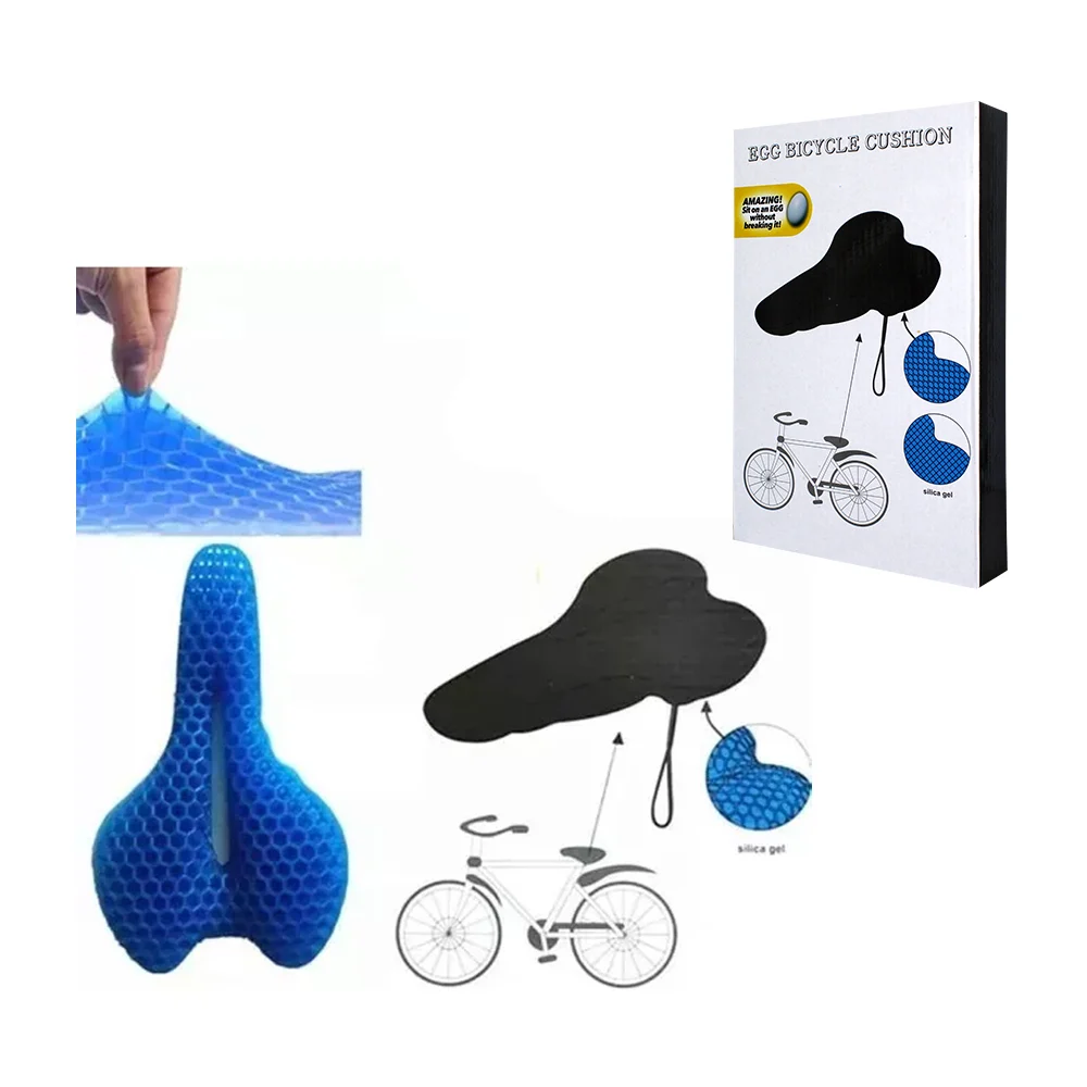 Cojín / asiento ortopédico con funda para bicicleta / egg bicycle cushion 14225