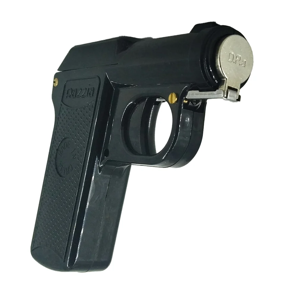 Cigarrera con encendedor en forma de pistola / razzia / 812852 / 142gh